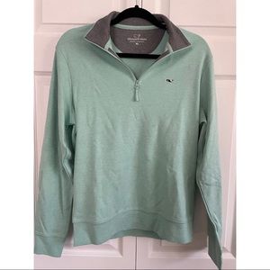Vineyard Vines Men’s Jersey 1/4 Zip Heather